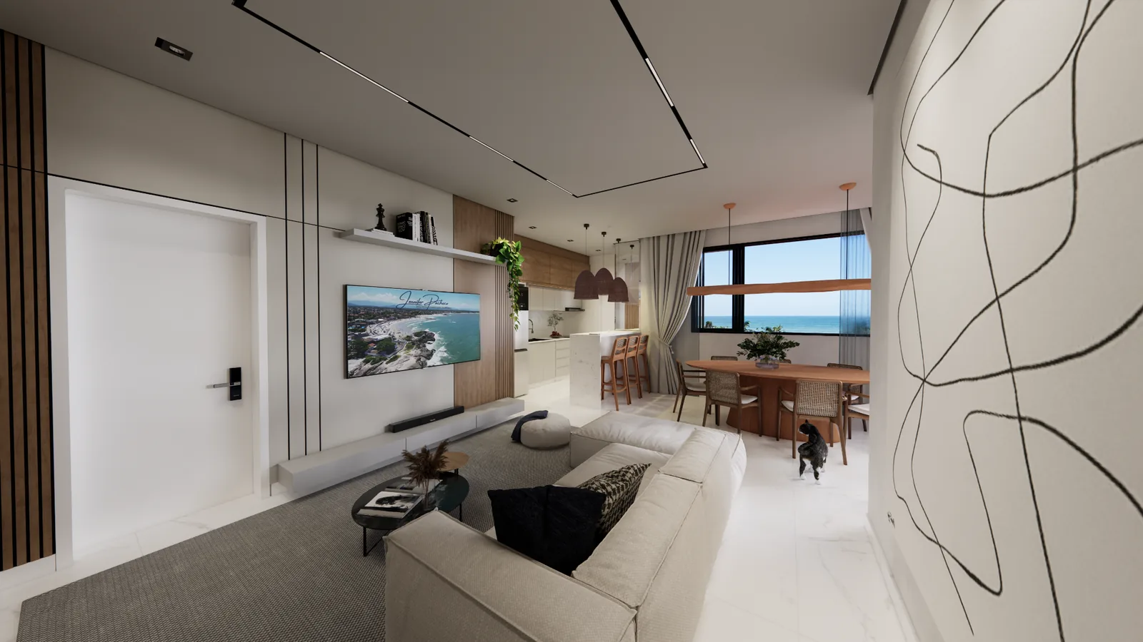 Living integrado do Majestic